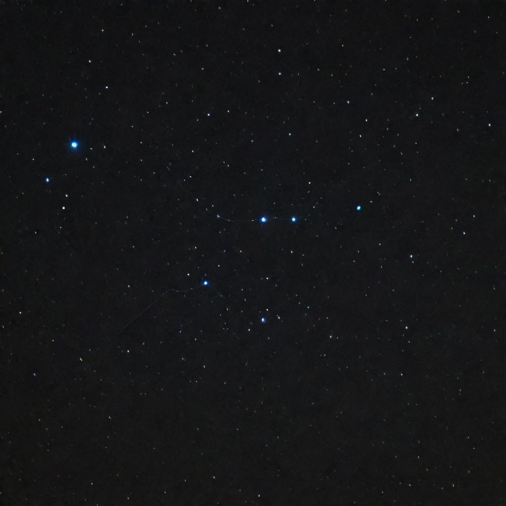 The Sagittarius constellation, exceptionally clear and vibrant, highlighted and emphasized against the night sky.