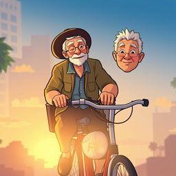 A heartwarming short story capturing the life of an elderly pedicab driver who embodies gratitude and joy despite his challenging circumstances
