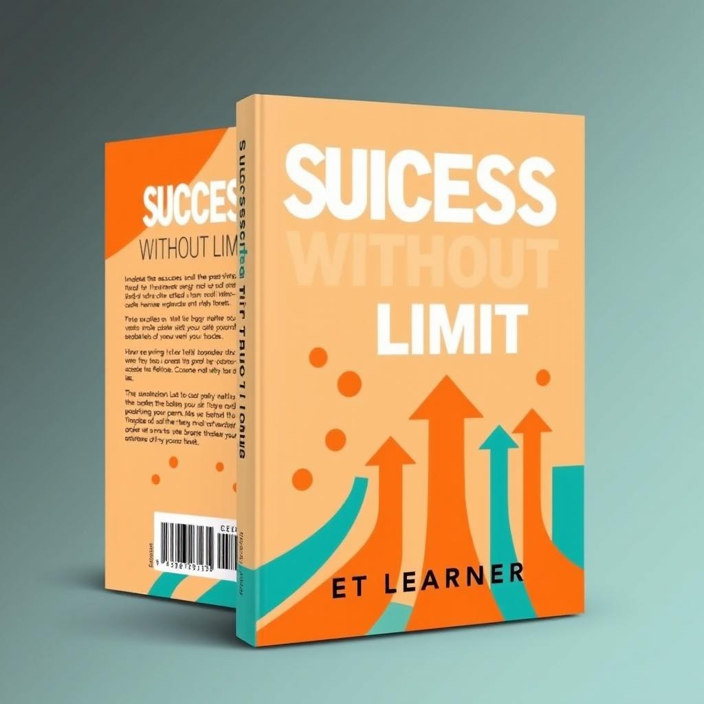 A visually striking book cover design for "Success Without Limits" by Great Learner