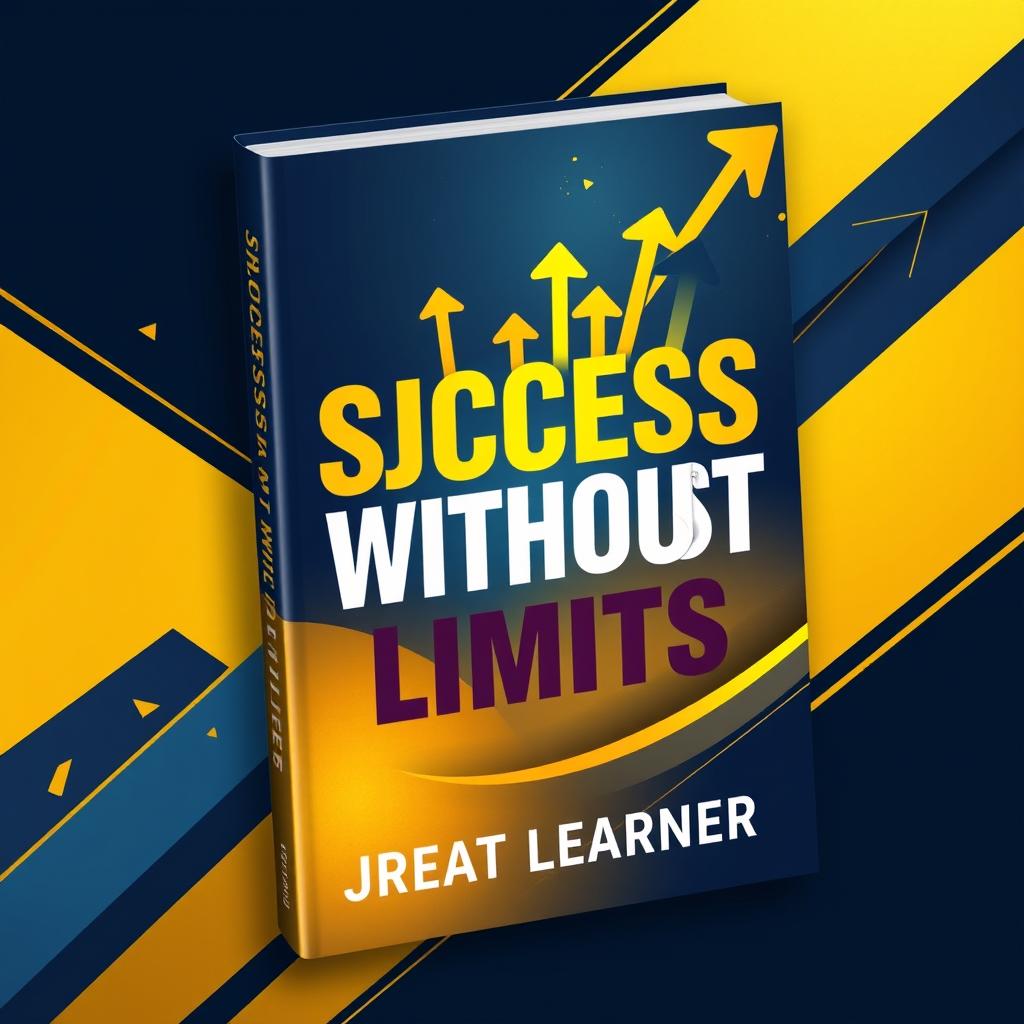 A captivating book cover design for "Success Without Limits" by Great Learner