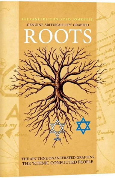 Intricate Book Cover Design: Exploring Jewish Identity and Heritage