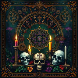 A captivating cover image featuring a spiritual voodoo ancient theme without any text