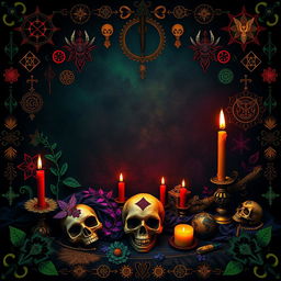 A captivating cover image featuring a voodoo ancient theme without any text