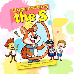 A vibrant and colorful magazine cover featuring cartoon characters engaged in self-discovery activities