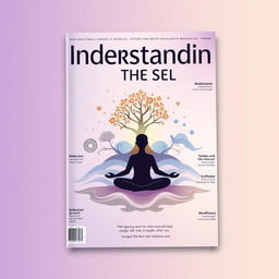 An engaging magazine cover themed around "Understanding the Self"