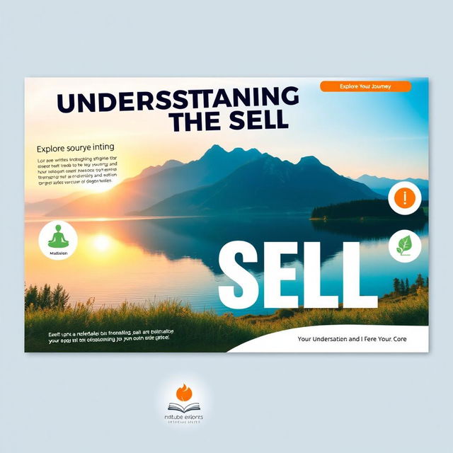 A visually appealing publication material (pubmat) designed for the theme "Understanding the Self"