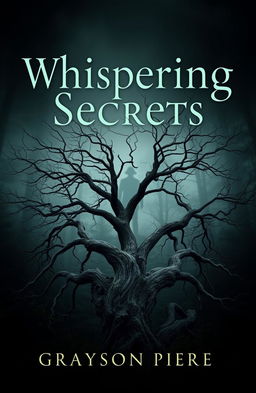 A captivating book cover design for 'Whispering Secrets' by Grayson Pierce