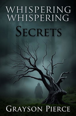 A captivating book cover design for 'Whispering Secrets' by Grayson Pierce