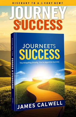 A visually striking book cover for 'Journey to Success' by James Caldwell