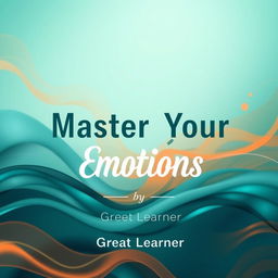 A captivating and inspiring book cover for *Master Your Emotions* by Great Learner