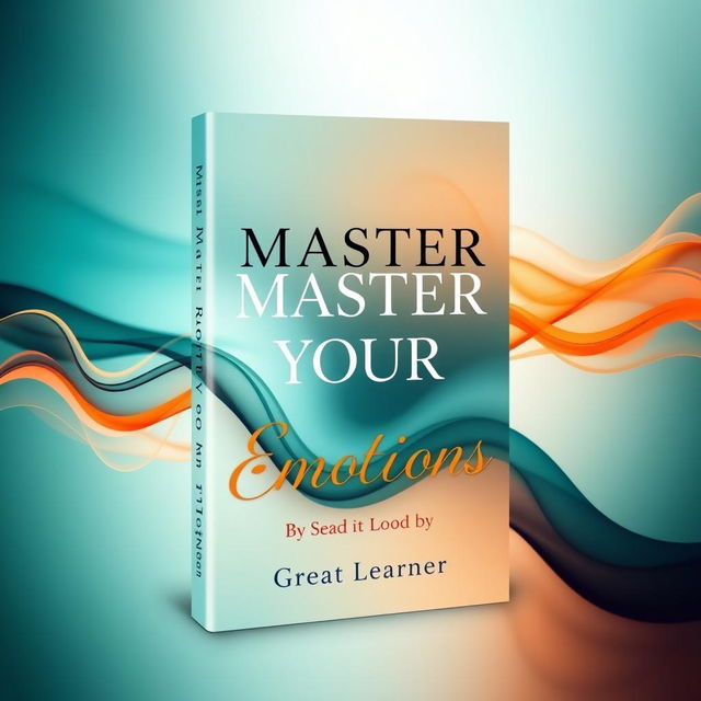 A captivating and inspiring book cover for *Master Your Emotions* by Great Learner