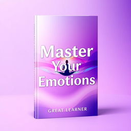 A visually striking and engaging book cover for *Master Your Emotions* by Great Learner