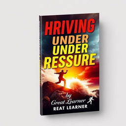 An energizing and motivational book cover for *Thriving Under Pressure* by Great Learner