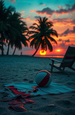 A chilling scene set in a blood-soaked holiday setting