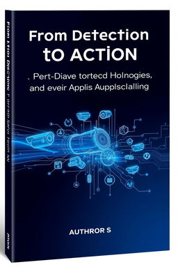 A captivating book cover design for a non-fiction title "From Detection to Action: A Deep Dive into Sensor Technologies and Their Applications"