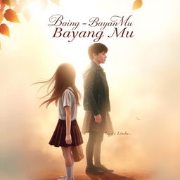 A heartfelt and evocative book cover for 'Bayang - Bayang Mu'