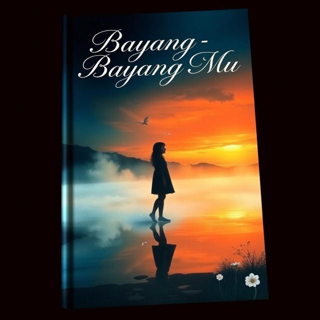 A captivating book cover for 'Bayang - Bayang Mu'