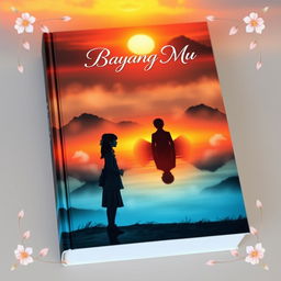 A captivating book cover for 'Bayang - Bayang Mu'