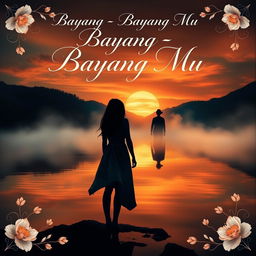 A captivating book cover for 'Bayang - Bayang Mu'