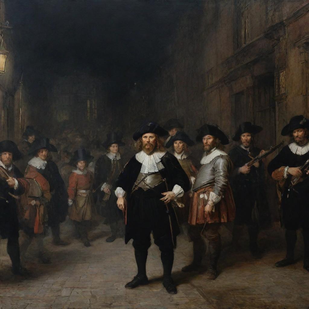 The Night Watch rembrant style