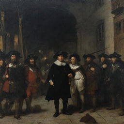 The Night Watch rembrant style