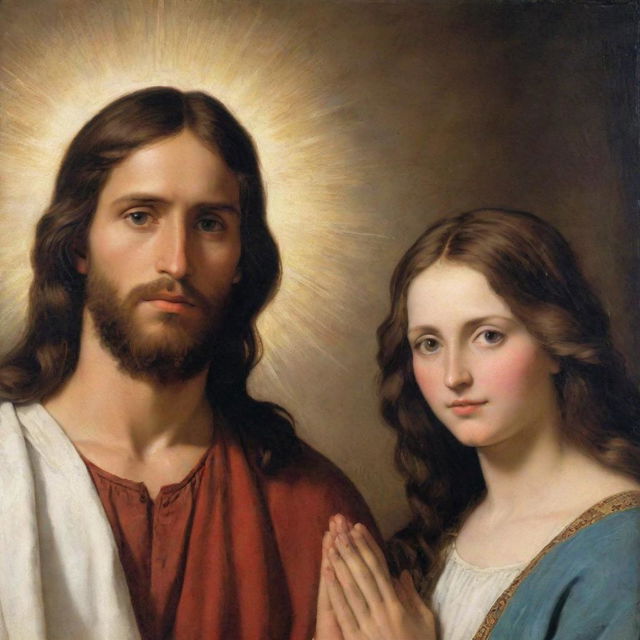 Jesucristo resucita y maria magdalena