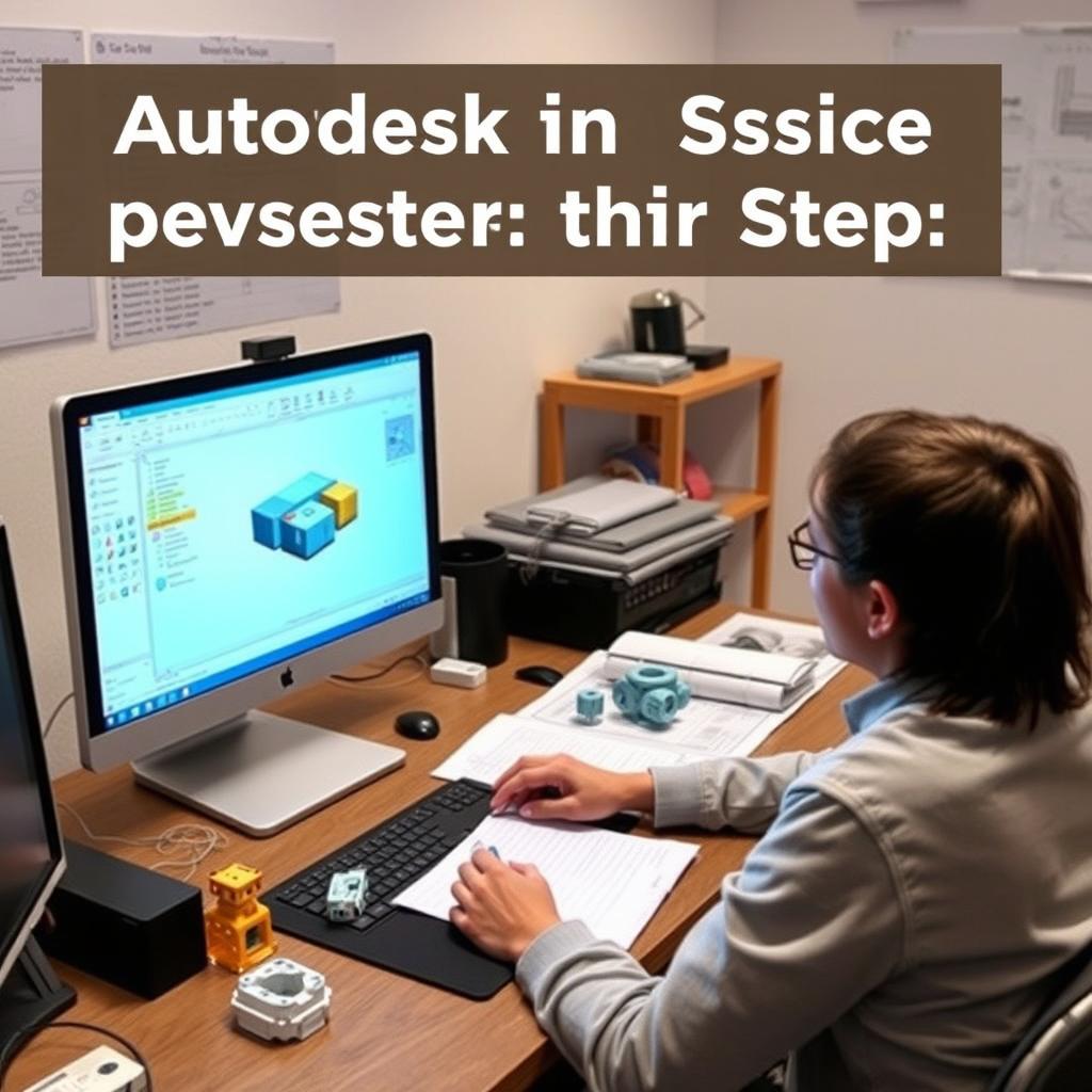 An instructional guide covering the basics of Autodesk Inventor, presented step by step