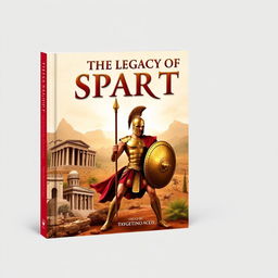 An engaging book cover that illustrates the history of Sparta