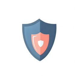 Illustrate a shield symbolizing cybersecurity in an Accounting Information System, incorporating elements such as firewalls, encryption symbols, and security protocols to signify the protection of financial data.