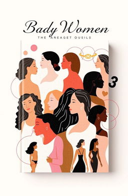 A thought-provoking book cover design that encapsulates the themes of body image, relationships, and the pressures faced by young women