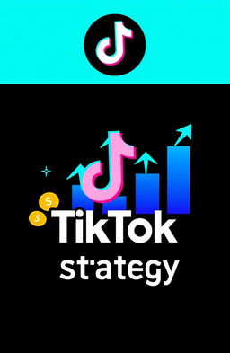 A visually appealing and modern logo design for a TikTok growth strategy