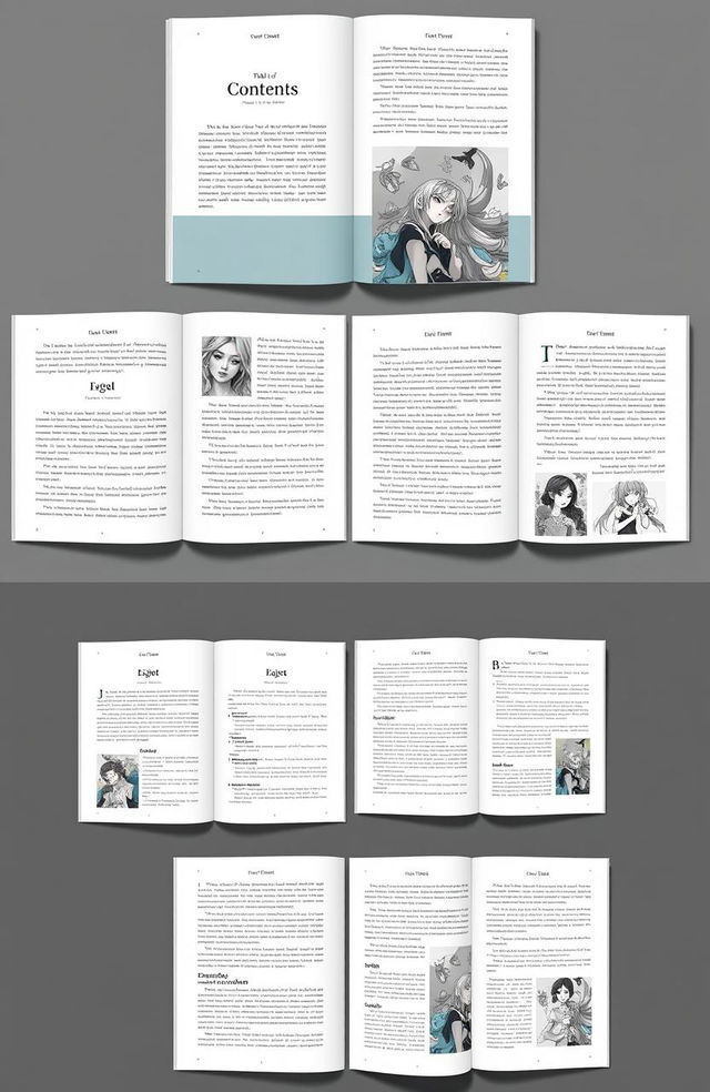 A beautiful, visually engaging eBook design featuring multiple pages laid out in a modern and stylish format