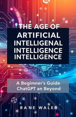 A modern and visually appealing ebook cover design for 'The Age of Artificial Intelligence: A Beginner's Guide to ChatGPT and Beyond'