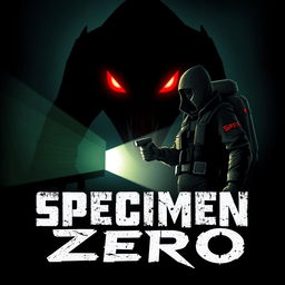 A striking thumbnail design for a game titled 'Specimen Zero'