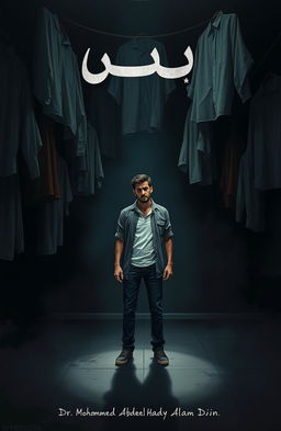 A dark, mysterious narrative scene representing the story "الفانلة" by Dr