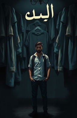 A dark, mysterious narrative scene representing the story "الفانلة" by Dr