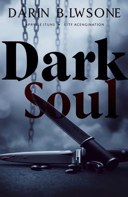 A dark and atmospheric book cover for a dark romance titled 'Dark Soul'