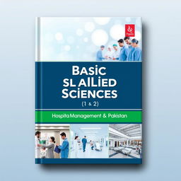 A book cover design for 'Basic Allied Sciences 1 & 2'