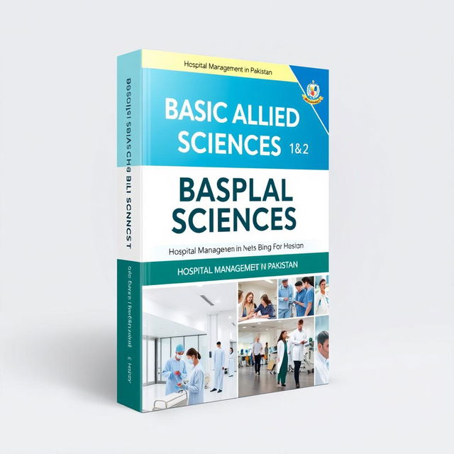 A book cover design for 'Basic Allied Sciences 1 & 2'