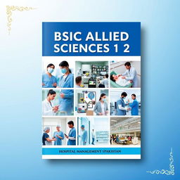 A book cover design for 'Basic Allied Sciences 1 & 2'