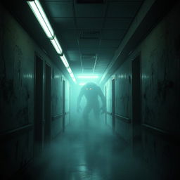 A digital artwork depicting a scene inspired by the video game 'Specimen Zero'