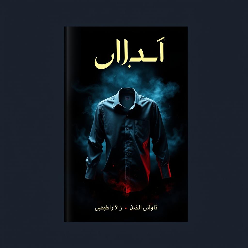 A book cover design for a story titled 'الفانلة' by author د محمد عبد الهادى علم الدين