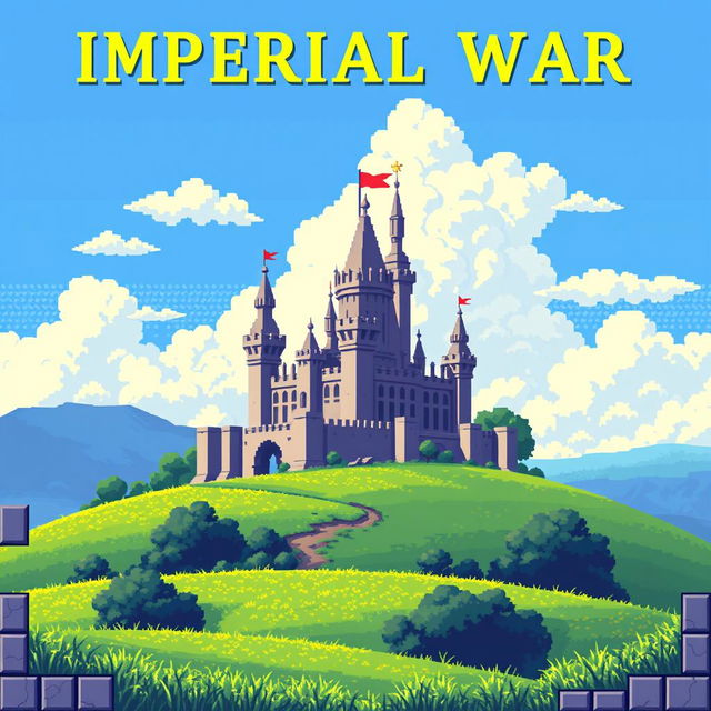 A pixel art video game cover titled 'Imperial War'