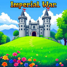 A pixel art video game cover titled 'Imperial War'