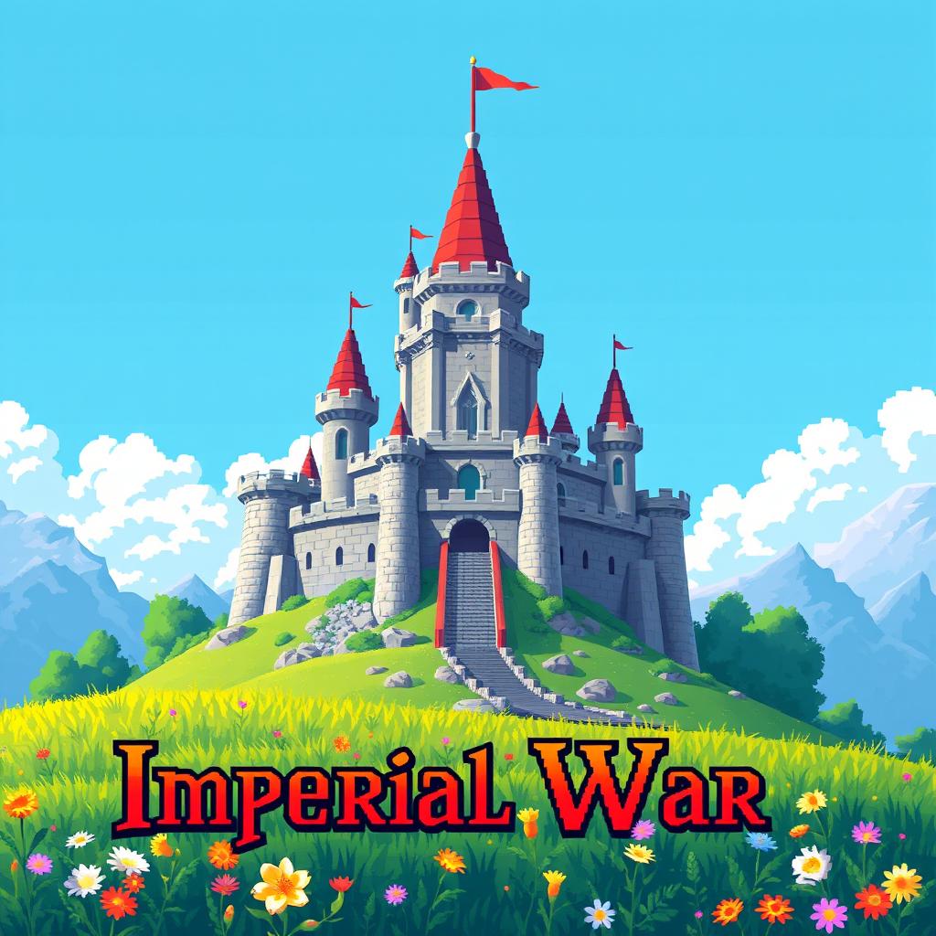 A pixel art video game cover titled 'Imperial War'