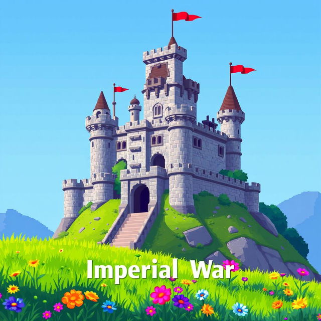 A pixel art video game cover titled 'Imperial War'