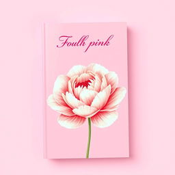 A vibrant book cover design featuring a soft pink theme as the primary background color