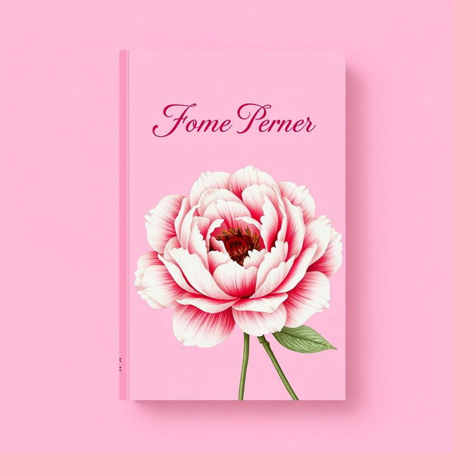 A vibrant book cover design featuring a soft pink theme as the primary background color