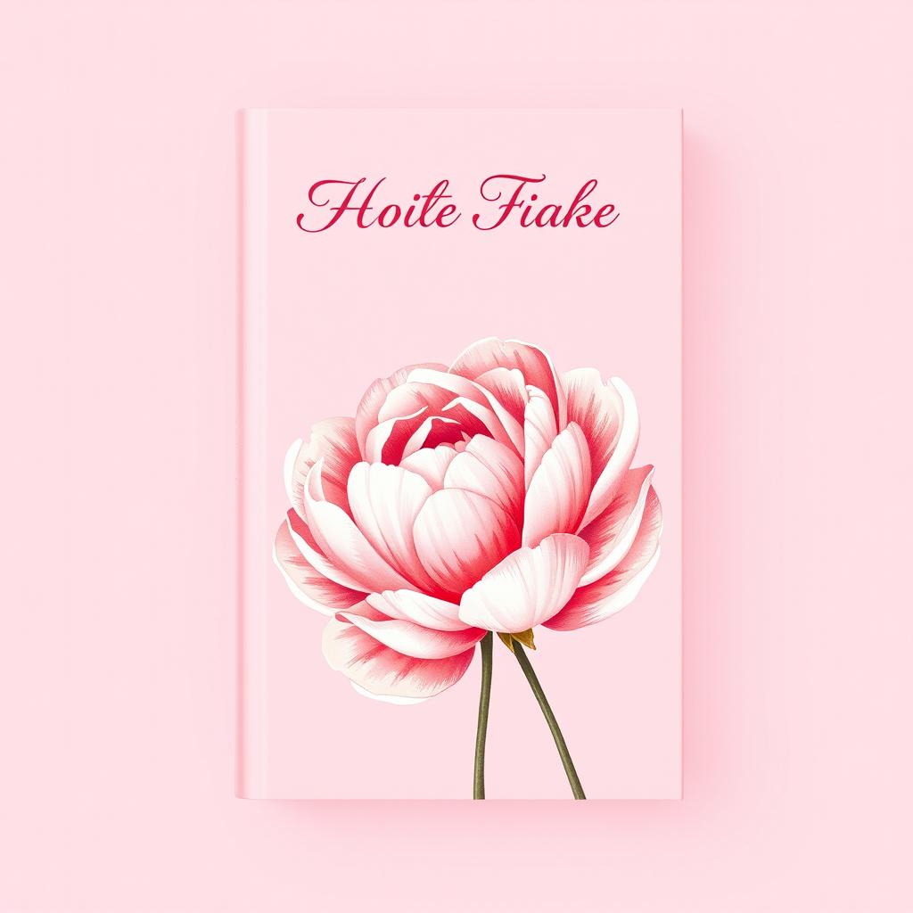 A vibrant book cover design featuring a soft pink theme as the primary background color