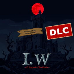 A pixel art cover illustration for a video game titled 'I